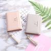 Cute Women Wallet Leather Card Holder Mini Tassel Small  Wallet Coin Purse Female Girls Card Case Short Multi-card Pocket Wallet