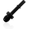 DXNQ Fuel Line Fitting, 6AN Male to 3/8" SAE Quick Disconnect Male Push On EFI Fuel Hose Line Fitting Adapter, Straight Aluminum Sealed EFI Push Lock
