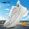 Onemix Winter Training Running Shoes For Men Sport Shoes Leather Warm Wear-Resistant Female Jogging Shoes Walking Sneakers