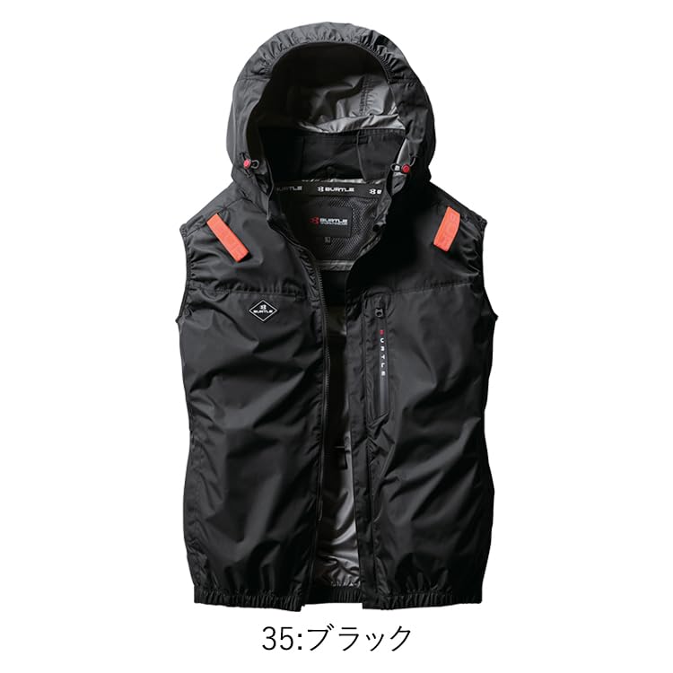 BURTLE Aircraft Vest AC2064 AIRCRAFT XL 35 Black (without Fan)