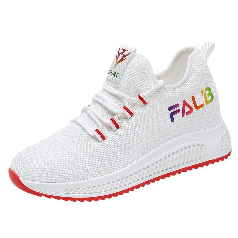 Little White Shoes Women's Summer Versatile Walking Single Old Beijing Cloth Shoes Running Casual Sports Women's Shoes