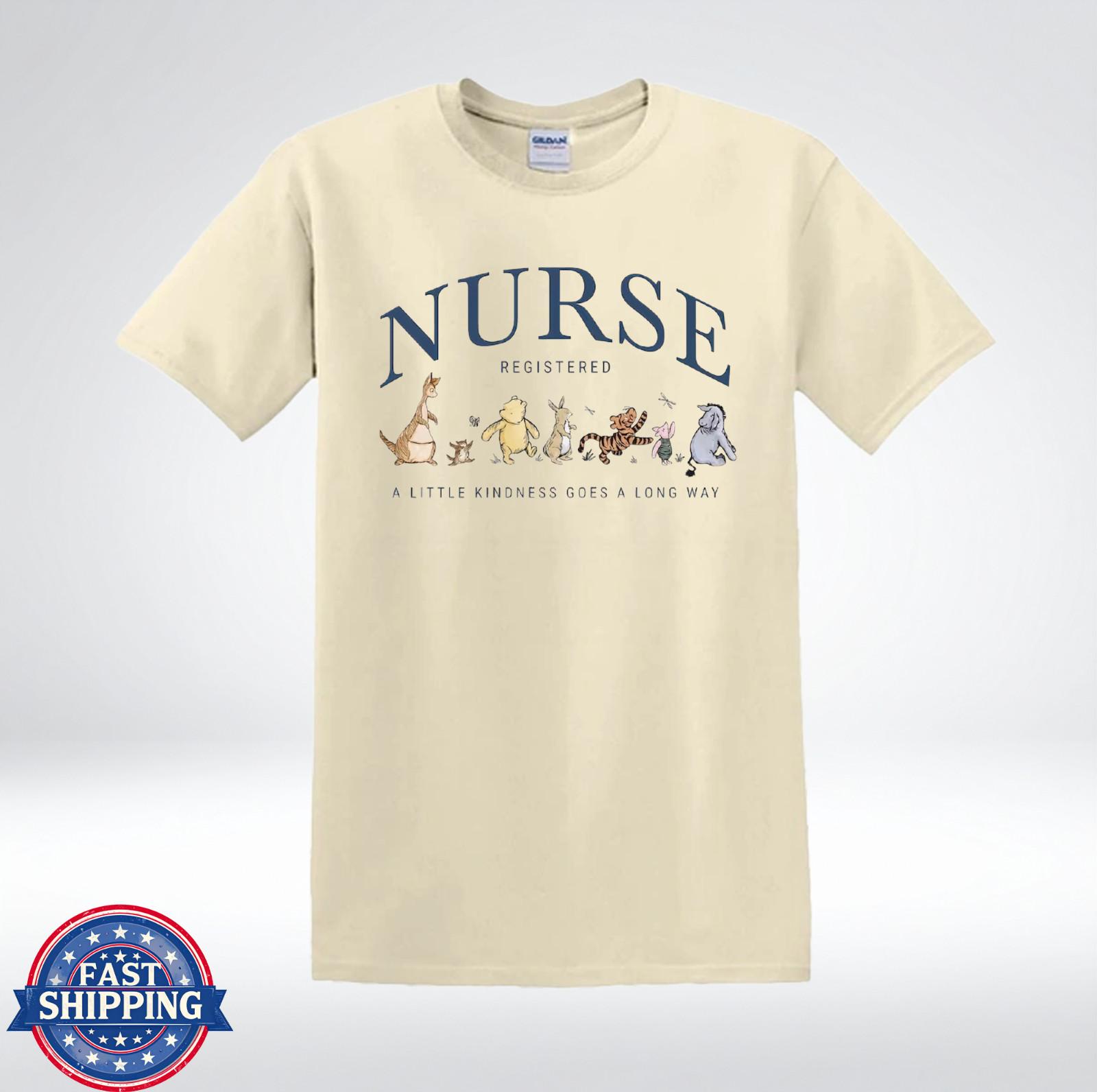 Nurse Registered Shirt Cute Kindness Quote Healthcare Worker T-Shirt XXXL