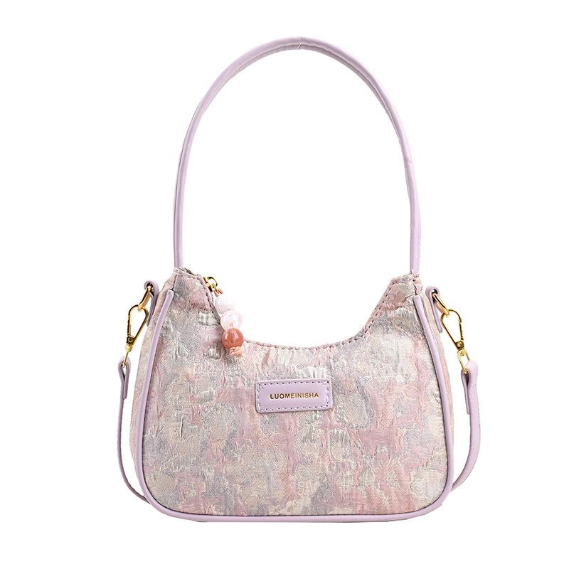 

Сумка подмышку Женская Новая Мода Повседневная Универсальная Одноплечевая Сумка Мессенджер фиолетовый