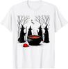 Halloween Witches Red Hat Cauldron Human Rights T-Shirt Unisex T-Shirt