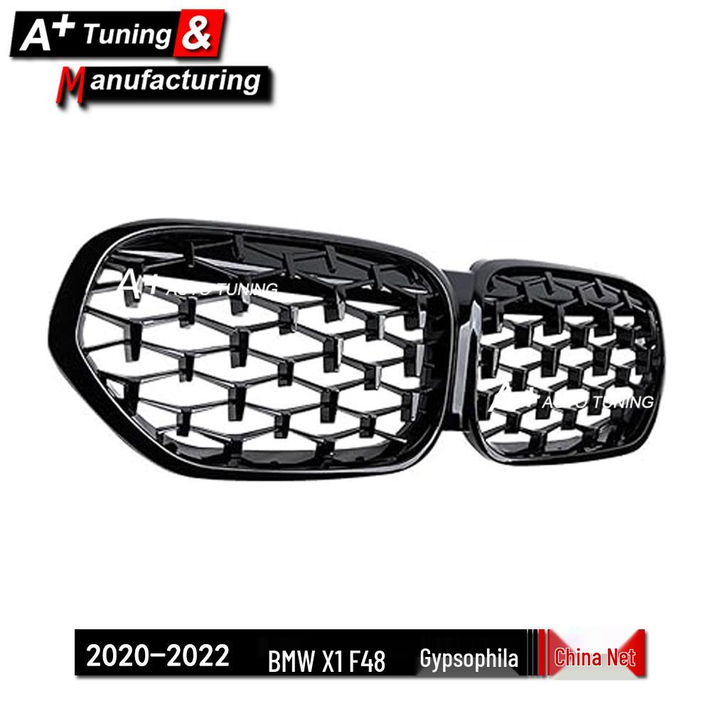 BMW X1 F48 (2020-2022) Starry Sky Grille - Full Bright Black Style
