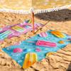 Eiscreme bedrucktes Handtuch Schnell trocknende Strandhandtücher Sind Geeignet Für Schwimmbäder Camping Yoga Und Das Fitnessstudio