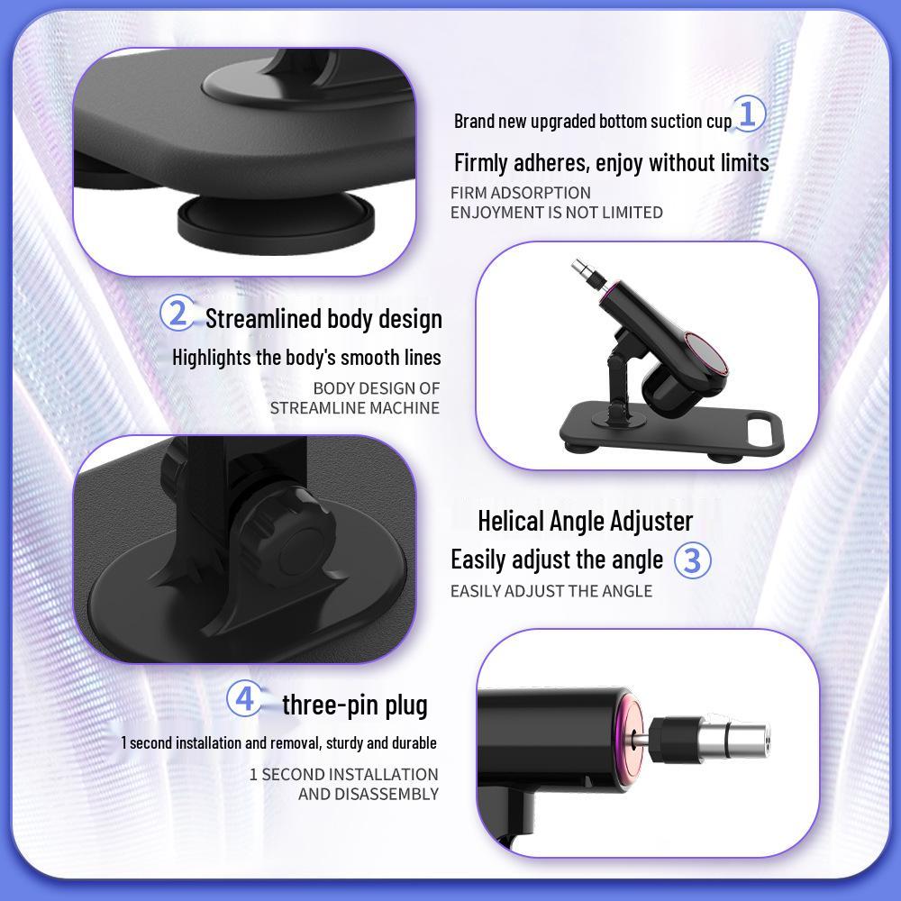 Silent Automatic Thrusting Vibrator - Realistic Electric Women's Sex Toy