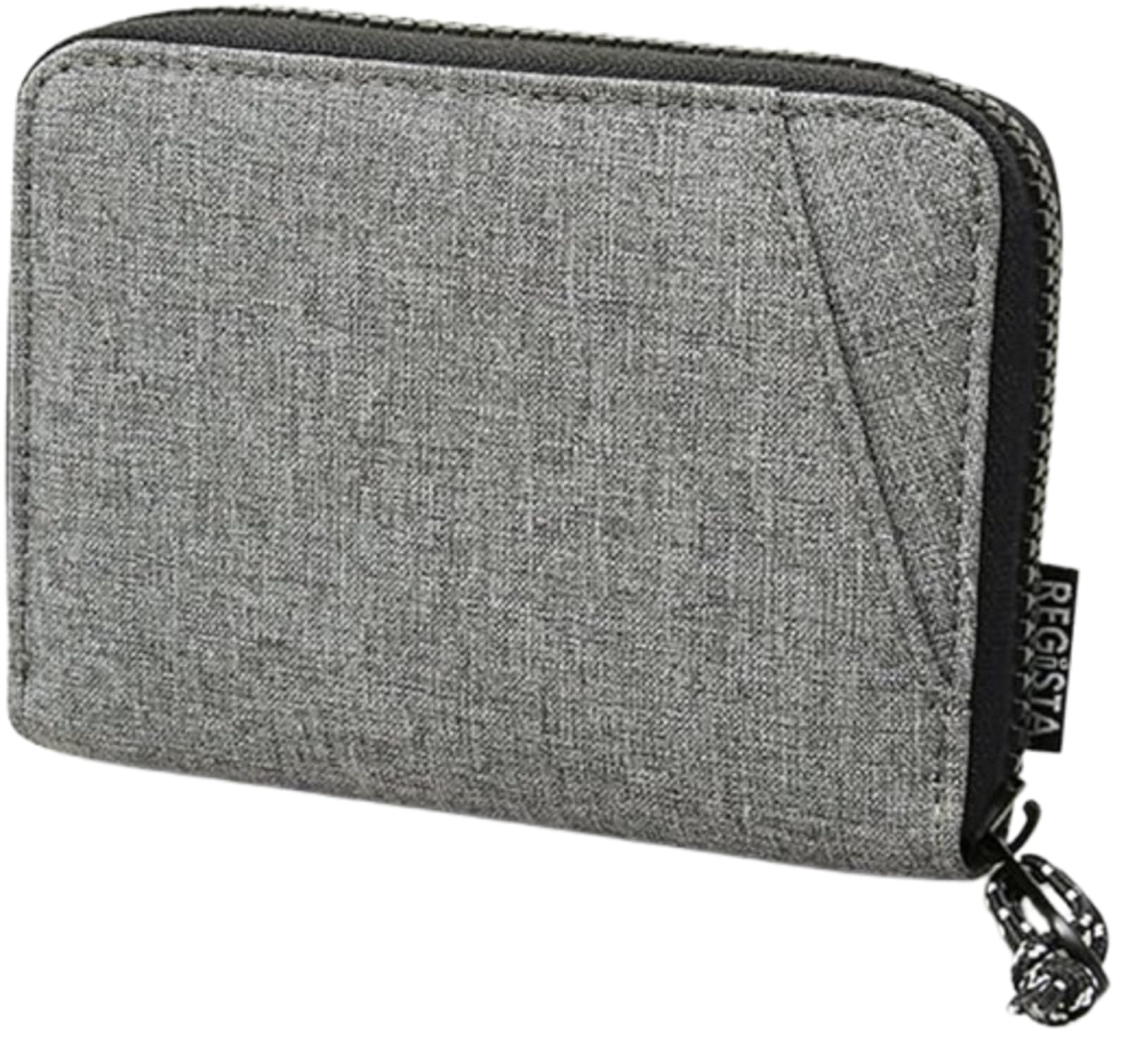 

Меланжевый нейлон, круглый кошелек-бифолд на молнии, легкий и с отделением для IC-карты, серый [Зарегистрировано], кошелек, компактный, слоты, серый