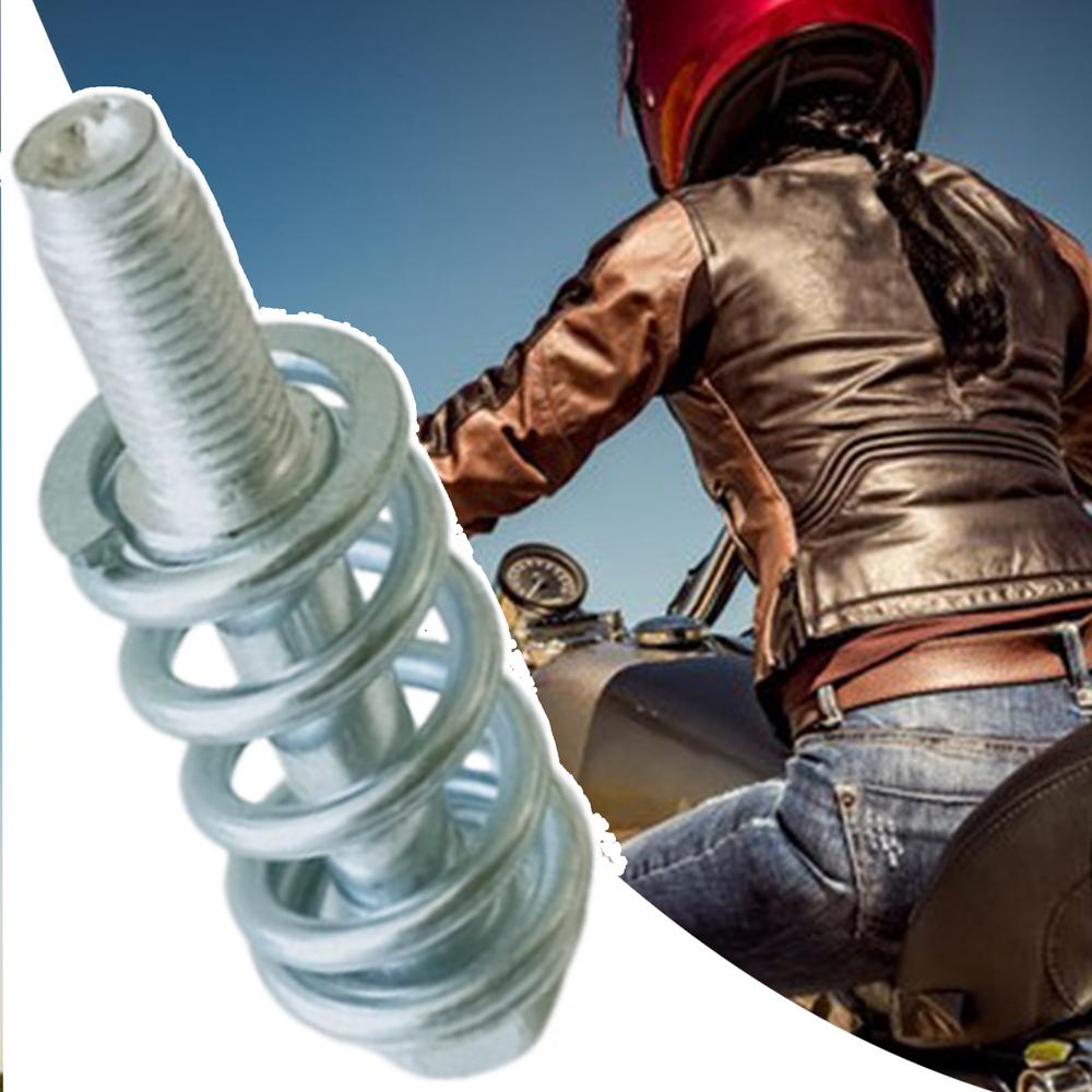 Exhaust Bolt and Spring Kit Replacement Screw with Spring Muffler Flange Bolt Spring Kit Shock-Absorbing Screw Set Car