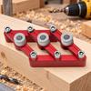Woodworking Dowel-Jig with Bushings Rigid Wood Joint Tool Accurate