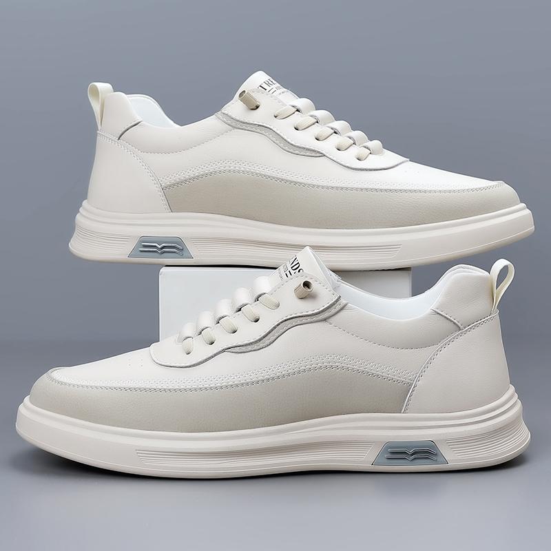 Fashion New Arrival Casual Leather Sneakers for Man Classic Leather Men's Casual Shoes Handmade Tenis Masculino Outdoor Sports Footwear