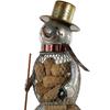 Christmas Snowman Wine Cork Holder Metal Cartoon Snowman Wine Stopper