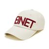 DEINET DEINET BIG LOGO CAP IN IVORY