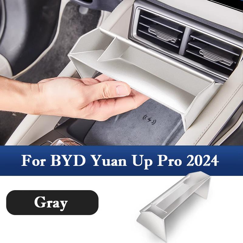 For BYD Yuan Up Pro 2024 2025 Car Under Central Air Outlet Storage Box Air Conditioning Outlet Card Storage Interior Accessories