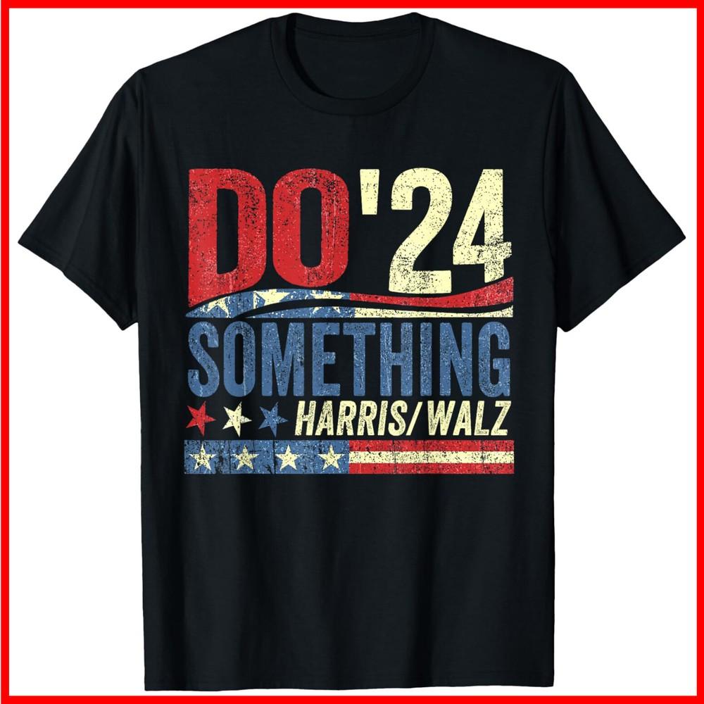 Kamala Harris 2024 Election - Michelle Obama Do Something Black Cotton T-Shirt Unisex T-Shirt XXXXL