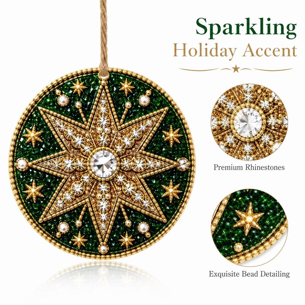 Christmas Tree Ornament 2D Christmas Hanging Decoration