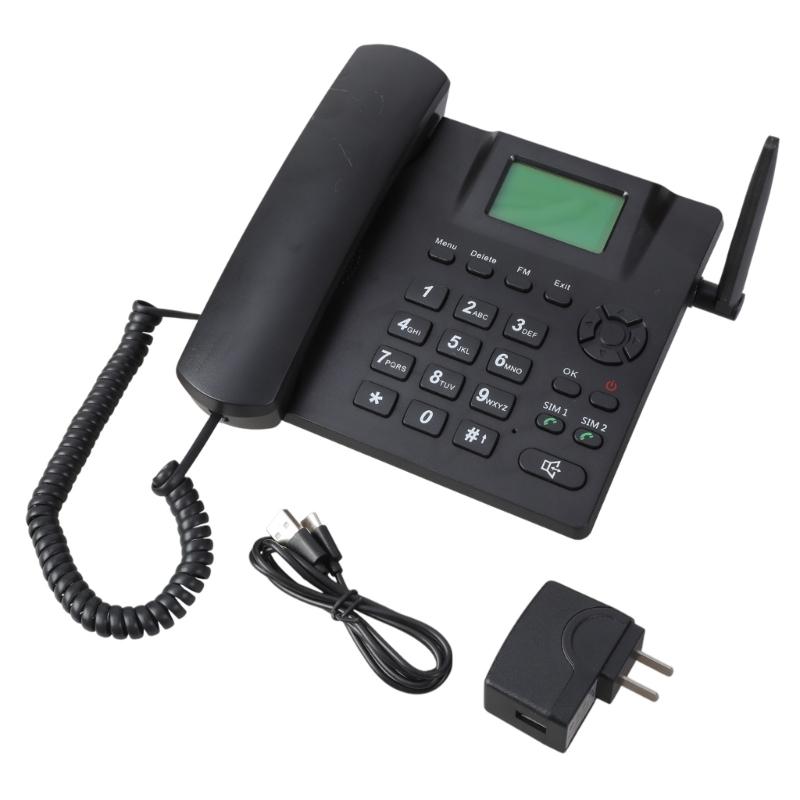 DDK995 Desktop Telephone With 2 Memory Card Functionality, Clear Call And Simple Operate For Offices Homes and Hotel