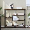 VidaXL Console Table Smoked Oak 103x32x95 Cm Engineered Wood 833952