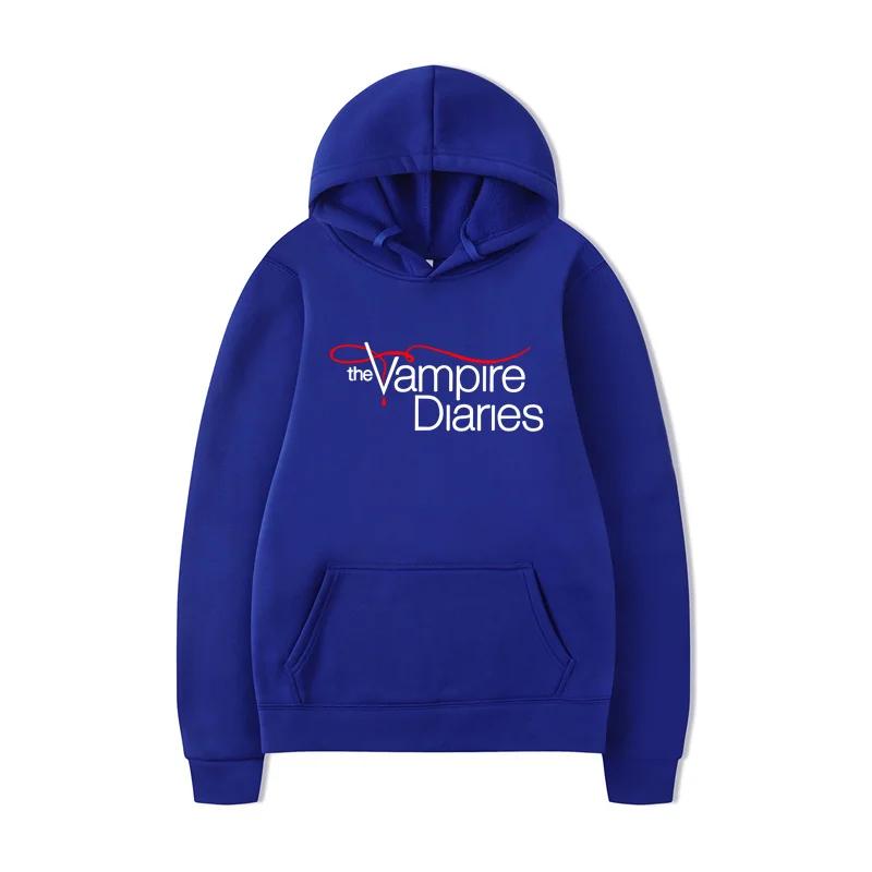 2025 Vampire Diaries Hoodie Unisex Hoodies Long Sleeve Winter Jumper Sweatshirt Boyfriend Gift Casual Hooded Coat Streetwear