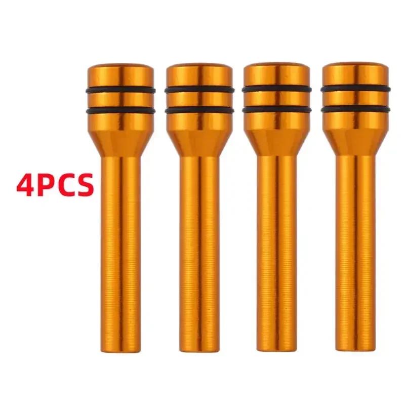 2/4Pcs Car Door Lift Button Locking Pins Universal Car Security Door Lock Pins Aluminum Alloy Knob Auto Interior Accessories