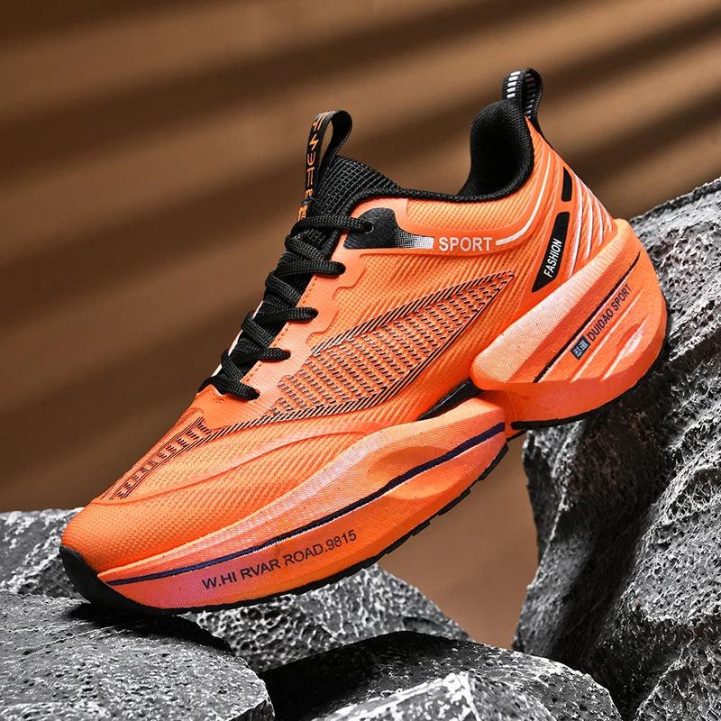 

2025 new men s sneakers,running shoes,jogging shoes,casual shoes High-Quality Best-Selling Travel Outdoor Cushioned Affordable 45 оранжевый