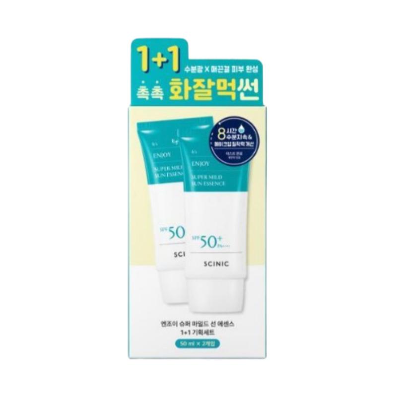 CYNIC Enjoy Super Mild Sun Essence Double Set (50ml + 50ml)