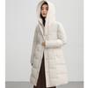 Warm Long Parkas for Women Overcoat With Belt Plus Size Fashion Long Sleeve Thick Woman Winter Coats Hooded