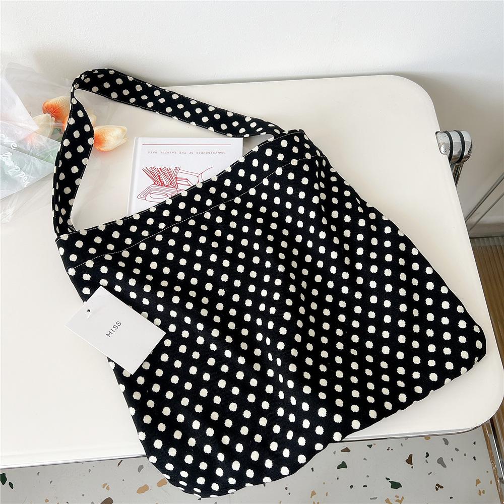 Knitted Mobile Phone Bag For Women In Spring And Autumn Cute Cartoon Versatile One Shoulder Diagonal Cross Bag Travel Coin Purse Small Handbag