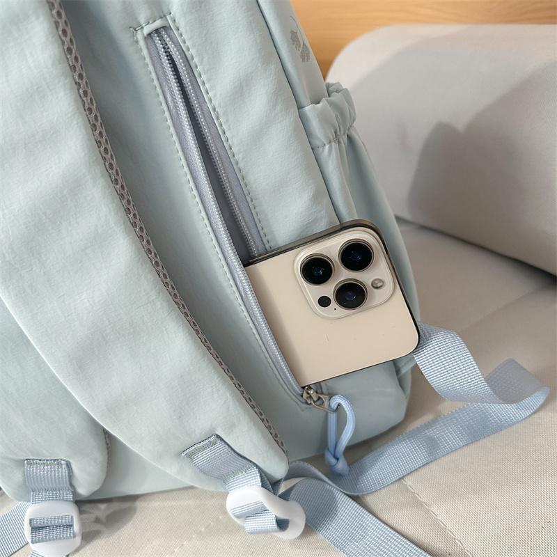 Student's Large Capacity Schoolbag Women's Embroidered Backpack