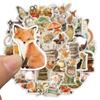 50pcs Fairy Tale Animal Book Illustrations Stickers Aesthetic Retro Cartoon Decoration Decals