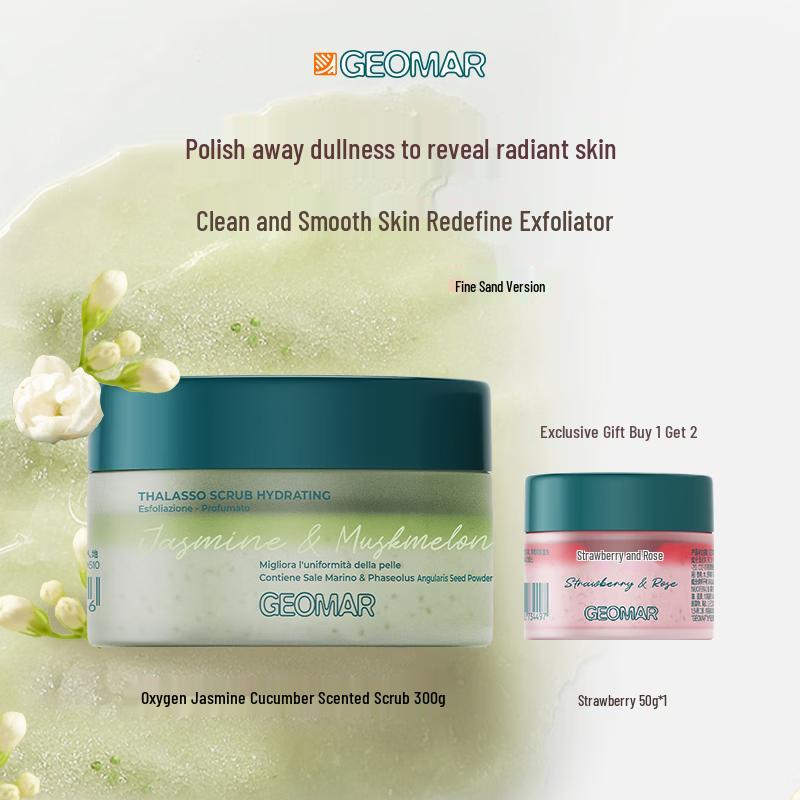 Geomar Oxygen Jasmine Cucumber Sea Salt Body Scrub
