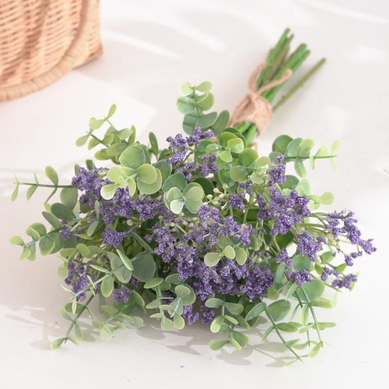 Fake Green Plant Artificial Eucalyptus With Full Sky Star Home Decor For Living Room Display