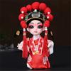 Chinese Opera Character Decoration Silk Doll Peking Opera Mask Doll Chinese Handmade Decorative Gifts Shop decoration Doll