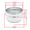 4pcs 50mm Dust Wheel Center Caps Fit Universal Hub Cover Car Accessories