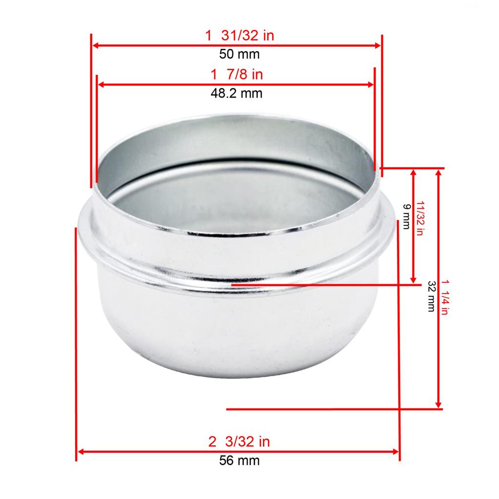4pcs 50mm Dust Wheel Center Caps Fit Universal Hub Cover Car Accessories