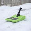 Handle Sled Easy To Grip Versatile Kids Snow for Beginners, Grass Slope Light Green
