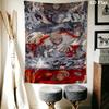 Naruto Team Battle Wall Tapestry Aesthetic Wall Hanging Printed Fabric Blanket Decorative Tapestries For Bedroom Living Room Home Decor
