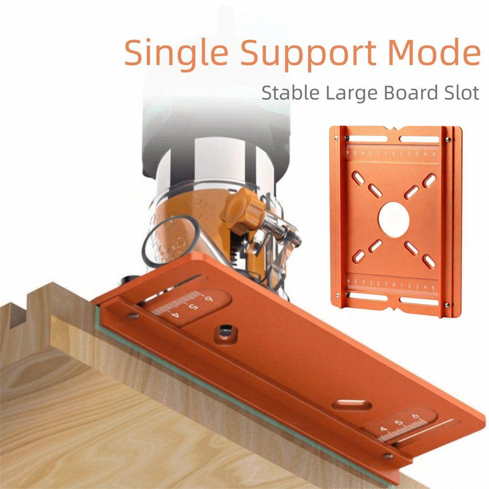 Plunge Router Router Guide Fence Dual-fence Woodworking Router Base Plate Positioning Jig