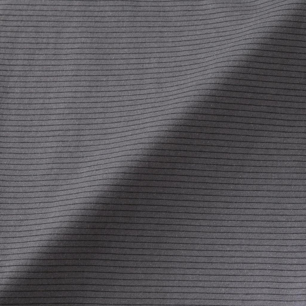 MUJI Jersey Knit Crew Neck Long Sleeve AB1MLA6S Dark Gray Stripe XL Men's T-Shirt