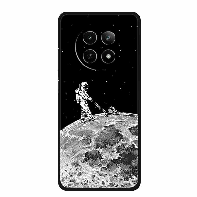 

Креативный черный мягкий ТПУ чехол для Realme 12 5G, Персонализированный цветной дизайн Realme 12 5G