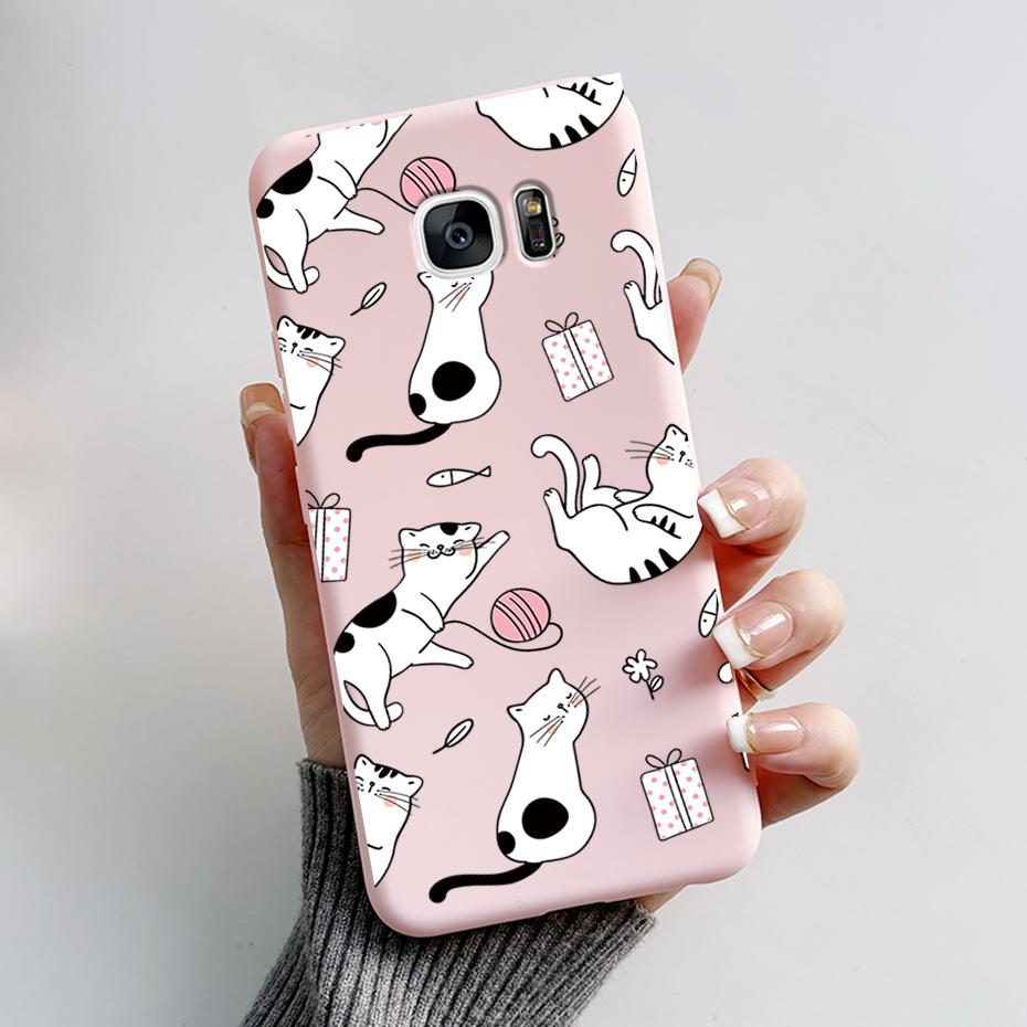 Per Samsung S7 Edge Custodia Galaxy S7 Fundas Cover Morbido Silicone Protettivo Custodia per Telefono Per Samsung Galaxy S6 S6 edge Coque Bumper