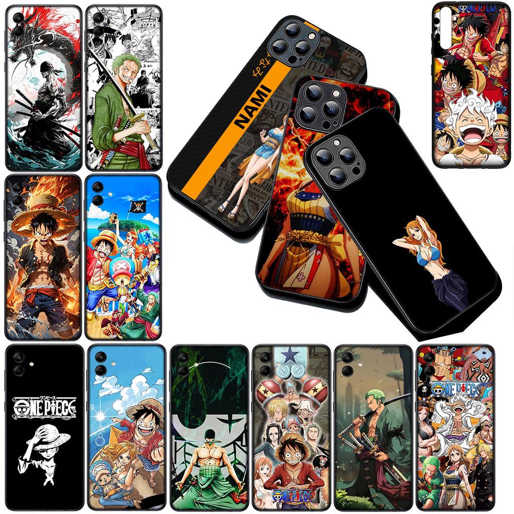 Cover for Samsung Galaxy S10 S8 S9 Plus A33 A34 A31 70 A71 A72 Note 20 9 8 S10E Phone Case Nami Roronoa Zoro One Luffy Pieces