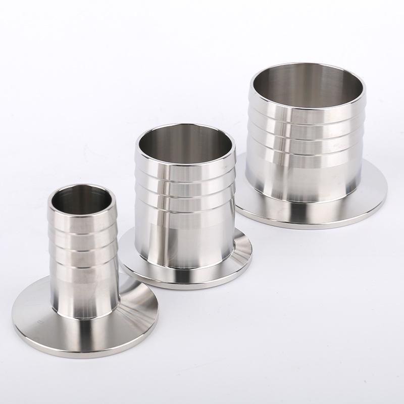 304 Stainless Steel KF Quick-Connect Hose Barb and Clamp (KF16-50)