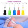 Ceramic Carbide Nail Drill Bits Rotate Electric Ceramic Milling Cutter For Manicure Pedicure Tools