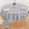 Waterproof Tablecloth Heat -Resistant Round Pvc Table Cloth For Wedding Kitchen Dining Desk Moroccan Table Coat Cover