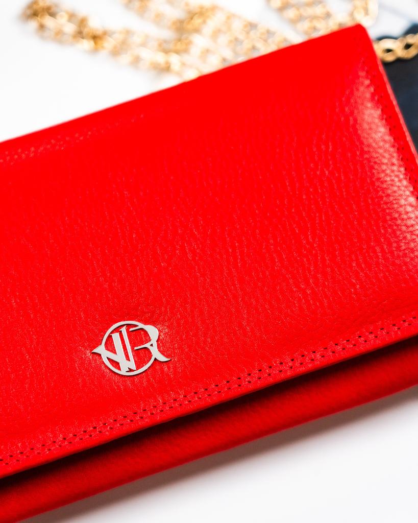 Women's leather wallet R-D1521-NCD-BL-3003 Red