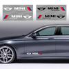 2 Stück Auto 3D Aufkleber Auto Seite Karosserie Sport Aufkleber Abziehbilder Autozubehör Für Mini Cooper One S Clubman R50 R53 R56 R60 F55 F56 R57 R58 R59
