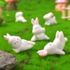 Cute and Sporty Little Rabbit Home Desktop Decoration Accessories Cartoon Rabbit Ornaments