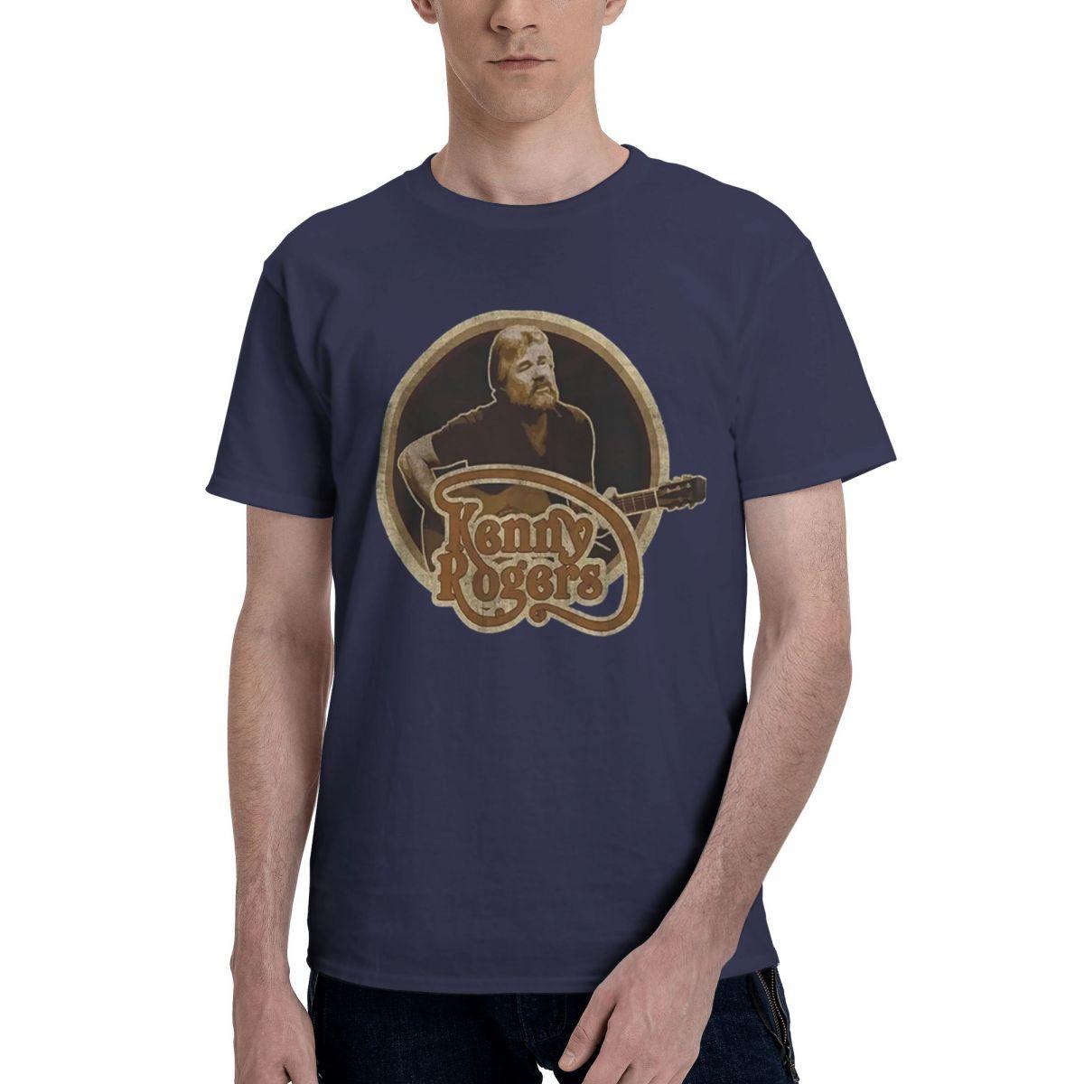 

Kenny Rogers 100 Cotton Casual Breathable Confortable Tops Mens TShirts Clothes Men 4XL