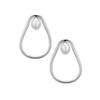 Sophy Rouge Movement Wave Freshwater White Gold Earrings